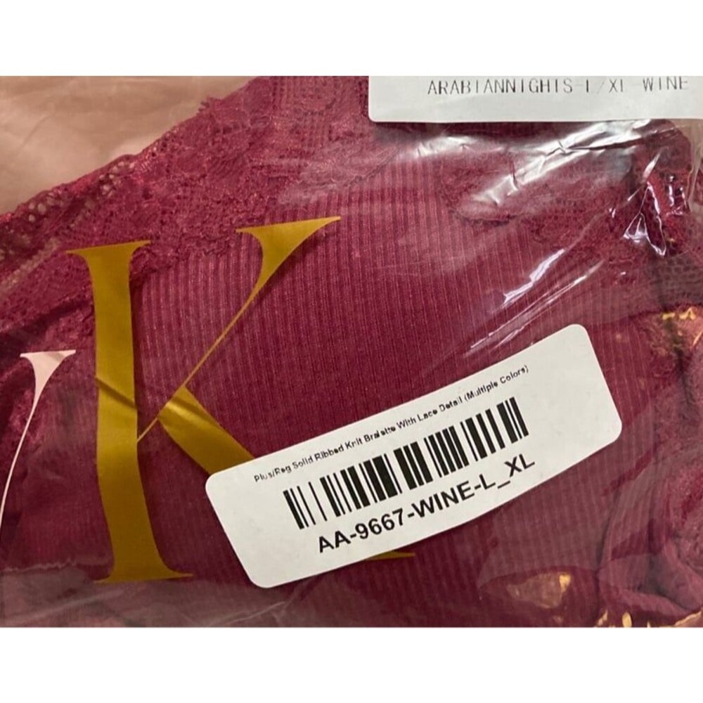 Jady K Bralette L/XL JADYK BRALETTE NEW womens Large X-Large removable pads L XL - Picture 8 of 8